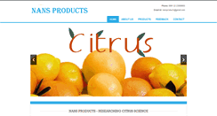 Desktop Screenshot of en-au.nansproducts.co