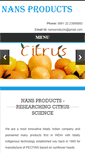 Mobile Screenshot of en-au.nansproducts.co