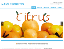 Tablet Screenshot of en-au.nansproducts.co